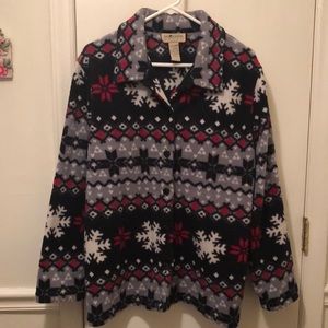 Women’s Sag Harbor Sport fleece jacket size Large